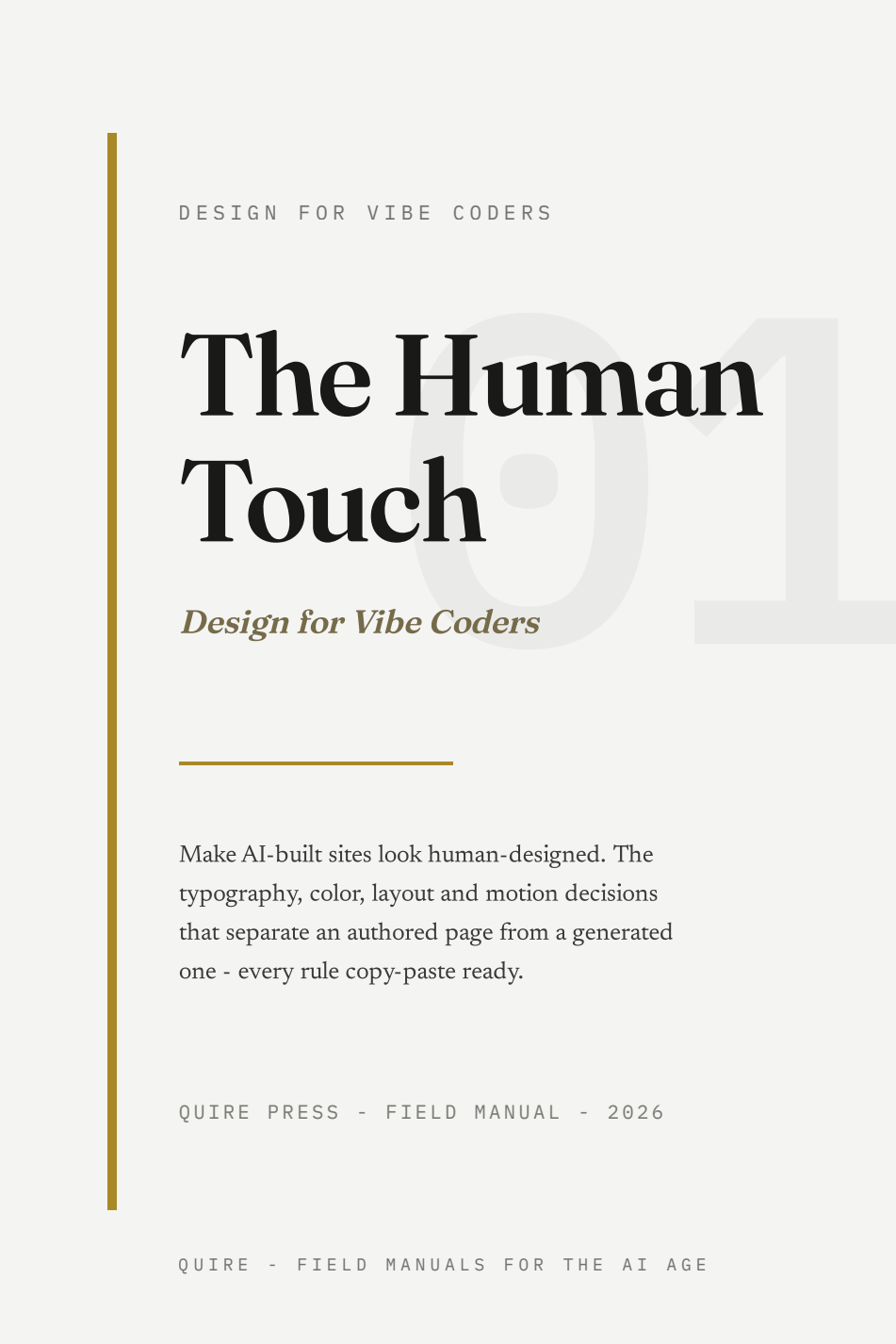 The Human Touch cover